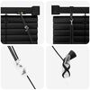 vidaXL Jaluzea venetiană Manual Ajustabil Negru 150 x 140 cm PVC