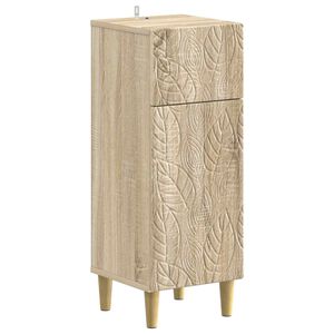 vidaXL Dulap de Depozitare pentru Baie DELFT Stejar Sonoma