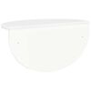 vidaXL Raft de perete Alb lucios 48 x 24 x 24 cm Lemn compozit