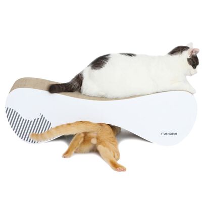 MyKotty Mobilier de pisici pentru zgâriat VIGO, 71x25x21 cm, alb