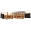vidaXL Set de canapele de exterior 7 buc. natural