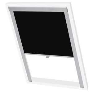 vidaXL Jaluzele opace tip rulou F06, negru, GGL și GGU