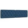vidaXL Pernă pentru tăblie de pat, albastru, 200 cm, material textil