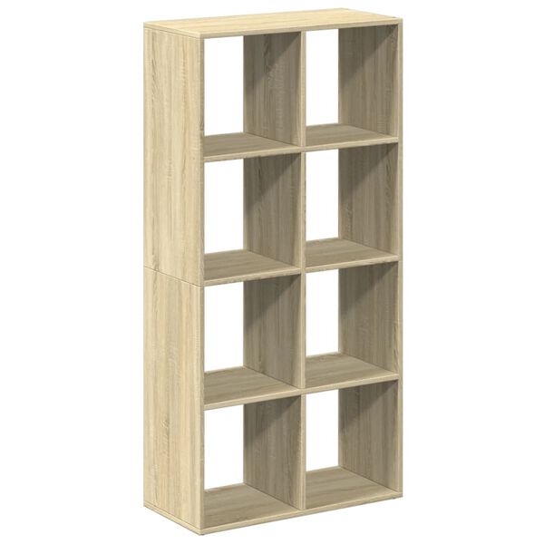 vidaXL Bibliotecă/separator cameră stejar sonoma 69,5x29x137,5 cm lemn