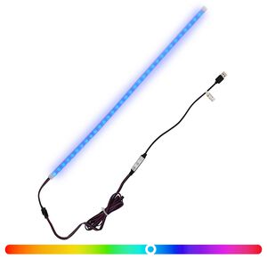 vidaXL Bandă LED 55 cm Multicolour PVC