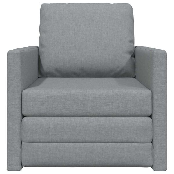 vidaXL Pat canapea 60cm Gri deschis țesătură