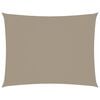 vidaXL Parasolar din țesătură oxford, gri taupe, 2,5x3,5 m, dreptunghiular