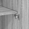 vidaXL Dulap de depozitare, sonoma gri, 70x42,5x225, lemn prelucrat