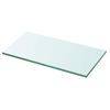 vidaXL Raft din sticlă transparentă, 30 x 12 cm