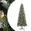 vidaXL Brad de Crăciun artificial Verde 240 cm PVC, plastic și oțel