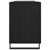vidaXL Birou cu raft Stejar negru 140 x 50 x 75 cm Lemn compozit