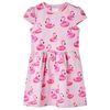 vidaXL Rochie pentru copii, roz deschis, 128