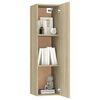vidaXL Set de dulapuri TV, 4 piese, stejar sonoma, lemn prelucrat