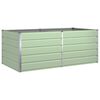 vidaXL Jardinieră Verde pastel 195 x 100 x 75 cm Oțel Galvanizat