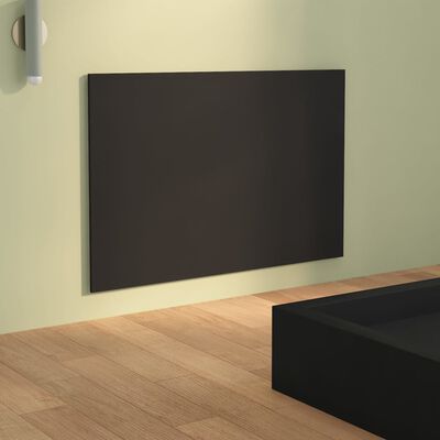 vidaXL Tăblie de pat, negru, 120x1,5x80 cm, lemn prelucrat
