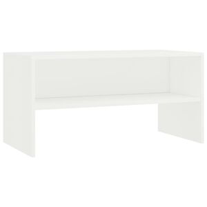 vidaXL Dulap TV, alb, 80x40x40 cm, lemn prelucrat