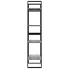 vidaXL Bibliotecă cu 4 niveluri gri sonoma 60x30x140 cm lemn compozit