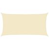 vidaXL P&acirc;nză parasolar, crem, 4 x 7 m, HDPE, 160 g/m&sup2;