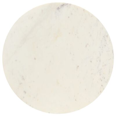 vidaXL Masă de cafea alb 60x60x35 cm piatră naturală aspect marmură