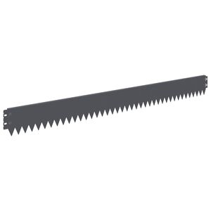 vidaXL Margine pentru gazon 20 buc. 103 x 10 cm Oțel Antracit