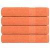 vidaXL Prosoape FROGN 4 buc., portocalii, 100x200 cm, 360 g/m&sup2;