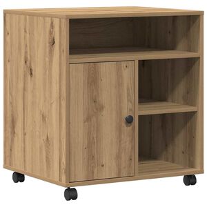 vidaXL Suport pentru imprimantă stejar artizanal 60 x 50 x 67 cm