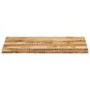 vidaXL Blat de masă contur natural 110x60x3,8 cm lemn masiv mango brut