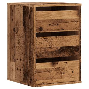 vidaXL Dulap colț cu sertare lemn vechi 40x41x58 cm lemn prelucrat
