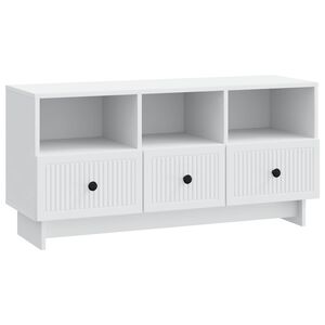vidaXL Cabinet TV cu sertar Alb 102 x 34,5 x 50 cm Lemn prelucrat