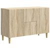 vidaXL Bufet cu sertar Stejar Sonoma 89 x 34,5 x 60 cm Lemn prelucrat