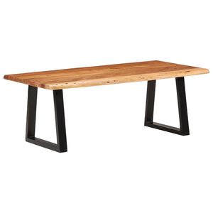 vidaXL Măsuță de cafea, 110x55x40 cm, lemn masiv acacia