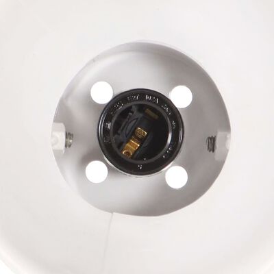 vidaXL Lampă de perete industrială, alb, 45 x 25 cm, E27