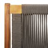 vidaXL Mobilier de grădină 2 pcs Gri 78 x 67 x 73cm