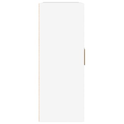 vidaXL Dulap de perete alb extralucios 69,5x32,5x90 cm lemn prelucrat