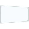 vidaXL Spate de bucătărie 2 pcs Transparent 100 x 50 cm