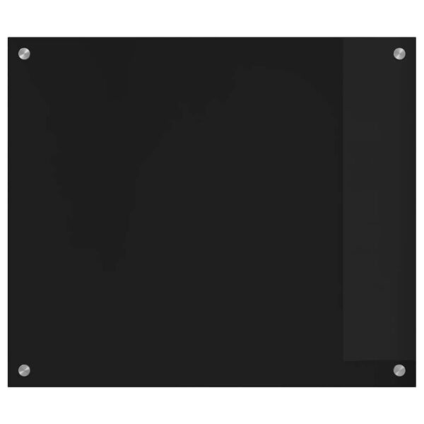 vidaXL Spate de bucătărie Negru 70 x 60 cm sticlă securizată