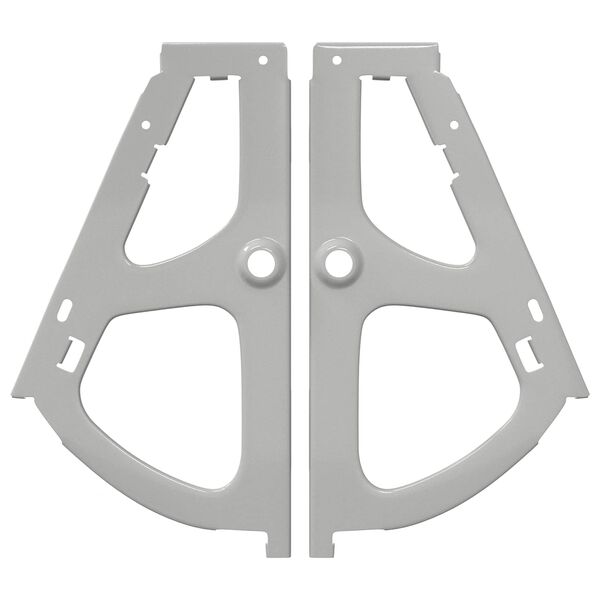 vidaXL Balamă pliantă pentru sertar 12 pcs Argintiu 235 x 155 x 30 mm