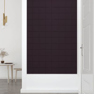 vidaXL Panouri de perete 12 buc. violet 60x30 cm textil 2,16 m²