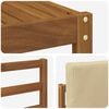 vidaXL Seturi de canapele 10 pcs Natural și Bej Lemn Solid de Acacia