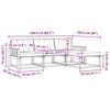 vidaXL Set de canapele de exterior 4 pcs Gri natural și deschis