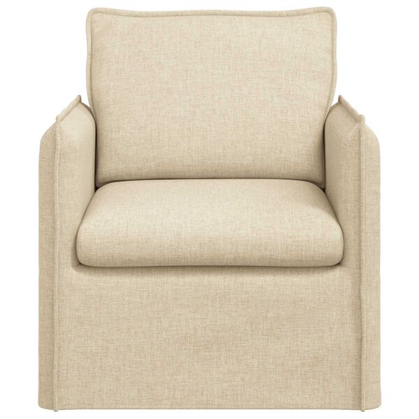 vidaXL Canapea Crem Dimensiuni generale: 75 x 82 x 85 cm (l x ad. x &icirc;)