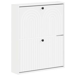 vidaXL Dulap pentru pantofi montat pe perete ALKMAAR 71 x 17 x 86 cm