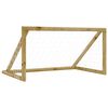 vidaXL Poartă de fotbal cu plasă, 160x80x100 cm, lemn de pin tratat