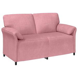 vidaXL Canapea cu 2 locuri Roz 158 x 83 x 95 cm Catifea