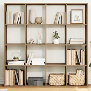 vidaXL Bibliotecă, stejar artizanal, 137,5x29x137,5 cm, lemn prelucrat