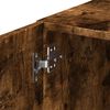 vidaXL Dulap de depozitare slim, stejar fumuriu, 40x42,5x225 cm, lemn