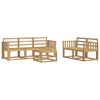 vidaXL Set de canapele de exterior 6 pcs Alb 59 x 59 x 37 cm
