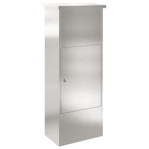 vidaXL Cutie pentru colet cu depozitare Argintiu 44,5 x 29 x 110,5 cm