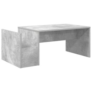 vidaXL Masă de cafea Gri din beton 90 x 45 x 35 cm Lemn prelucrat
