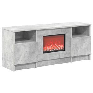 vidaXL Șemineu electric Beton 98 x 28,5 x 40,5 cm Lemn prelucrat